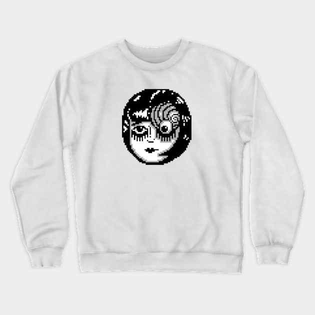 Pixel Azami Crewneck Sweatshirt by upsoydown